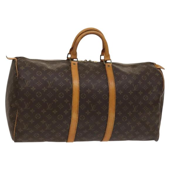 LOUIS VUITTON Monogram Keepall 55 Boston Bag M41424 - Picture 1 of 16